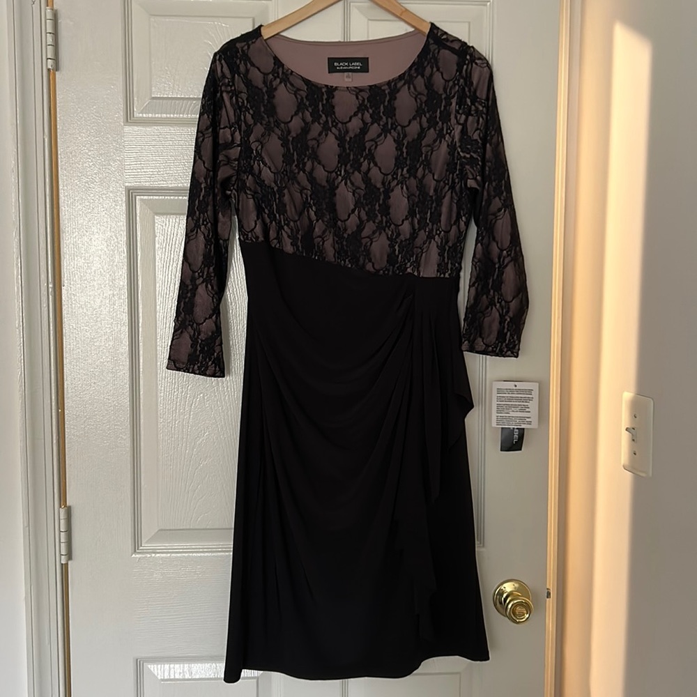 NWT Black Label by Evan Picone Lace Dress